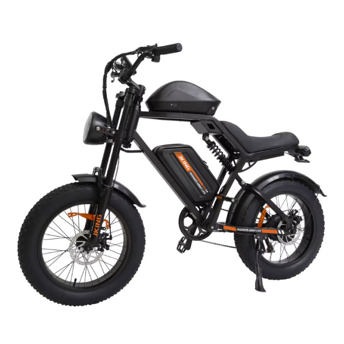 FXH Elektrische Motorfiets - Scooter 20" Wijde Wielen - Zwart