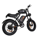 JKING FXH Electric Motorcycle - Scooter 20" Wide Wheels - Black