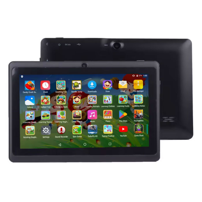 BDF A7 Android Tablet - 11 Inch Display - 128 GB Storage - 6800mAh Battery - Black - Copy