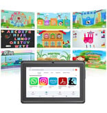 BDF Tablette Android A7 - Écran 11 pouces - 128 Go de stockage - Batterie 6800 mAh - Noire - Copy