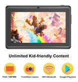BDF Tablette Android A7 - Écran 11 pouces - 128 Go de stockage - Batterie 6800 mAh - Noire - Copy