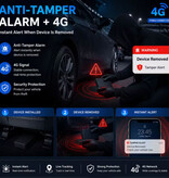Niuvith Traceur GPS G20B avec carte SIM - Système antivol 4G pour voiture et moto - Suivi en temps réel - Noir