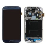 Stuff Certified® Ekran Samsung Galaxy S4 I9500 (ekran dotykowy + części AMOLED +) Jakość A + - niebieski / czarny / biały