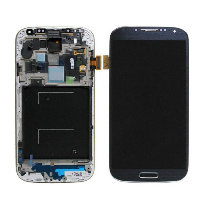 Ekran Samsung Galaxy S4 I9500 (ekran dotykowy + części AMOLED +) Jakość A + - niebieski / czarny / biały