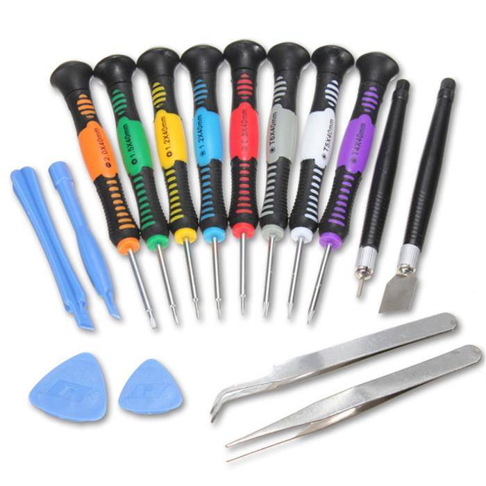 Complete Tools Pro 16 en 1 Tools Kit de herramientas Juego de destornilladores Outils Destornillador - Para Apple iPhone 4 4S 5 5S 5C 6 6+ 6S + 7 7+ 8 8+ X Plus