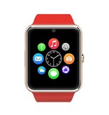 Stuff Certified® Smartwatch GT08 originale Smartphone Fitness Sport Activity Tracker Orologio OLED Android iOS iPhone Samsung Huawei Red