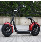 Stuff Certified® Citycoco Elektrische Smart E Scooter Pro Harley - 18" - 1000W - 12Ah - Rood