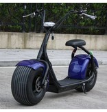 Stuff Certified® Citycoco Elektrische Smart E Scooter Pro Harley - 18" - 1000W - 12Ah - Blauw