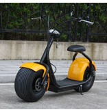 Stuff Certified® Citycoco Elektrische Smart E Scooter Pro Harley - 18" - 1000W - 12Ah - Geel