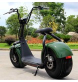 Stuff Certified® Scooter Eléctrico City Coco Smart E Harley Pro - 18 "- 1000W - 12Ah - Negro