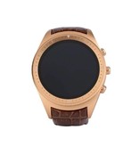 Stuff Certified® Originele K18 Plus Smartwatch Smartphone Fitness Sport Activity Tracker Horloge OLED Android iPhone Samsung Huawei Goud