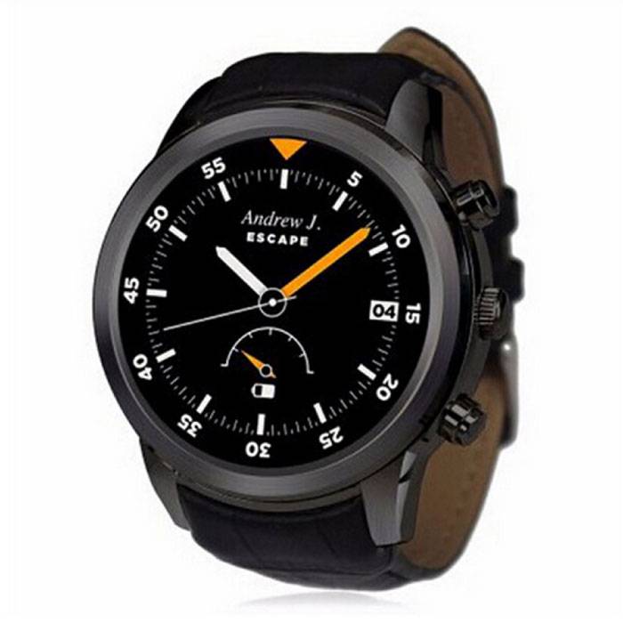 Original K18 Plus Smartwatch Smartphone Fitness Sport Activity Tracker Watch OLED Android iPhone Samsung Huawei Black