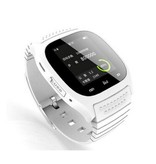 Stuff Certified® Original M26 Smartwatch Smartphone Fitness Deporte Rastreador de actividad Reloj OLED Android iOS iPhone Samsung Huawei Blanco