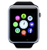 Stuff Certified® Original A1 / W8 Smartwatch Smartphone Fitness Sport Aktivität Tracker Uhr OLED Android iOS iPhone Samsung Huawei Schwarz