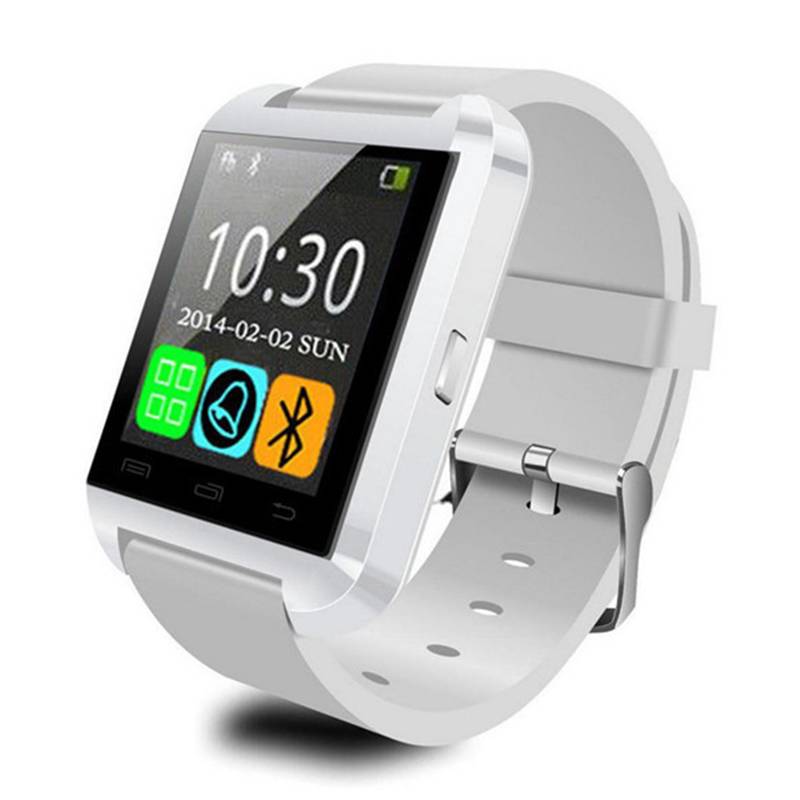 Original U80 Smartwatch Smartphone Fitness Sport Activity Tracker Watch OLED Android iPhone Samsung Huawei White