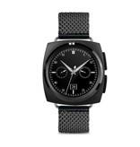 Stuff Certified® Original A11 Smartwatch Smartphone Fitness Sport Aktivität Tracker Uhr OLED Android iOS iPhone Samsung Huawei Black Metal