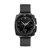 Stuff Certified® Smartwatch originale A11 Smartphone Fitness Sport Activity Tracker Orologio OLED Android iOS iPhone Samsung Huawei Black Metal