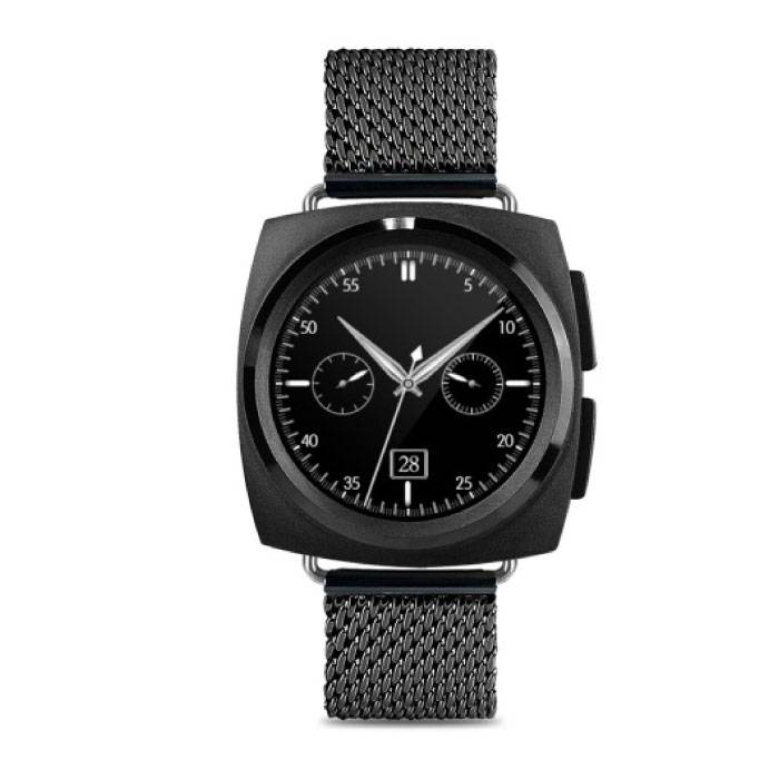 Original A11 Smartwatch Smartphone Fitness Sport Aktivität Tracker Uhr OLED Android iOS iPhone Samsung Huawei Black Metal