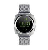 Stuff Certified® Originele A11 Smartwatch Smartphone Fitness Sport Activity Tracker Horloge OLED Android iOS iPhone Samsung Huawei Zilver Metaal