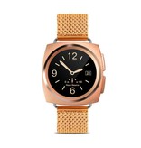 Stuff Certified® Original A11 Smartwatch Smartphone Fitness Sport Aktivität Tracker Uhr OLED Android iOS iPhone Samsung Huawei Gold Metal