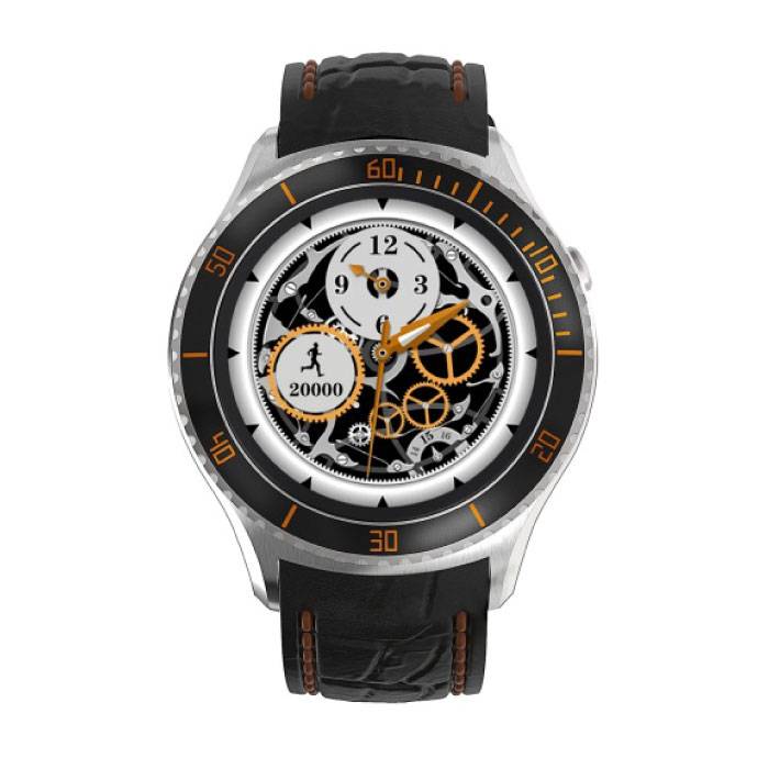 Stuff Certified® Oryginalny Smartwatch I2 Smartwatch Fitness Sport Activity Tracker Zegarek OLED Android iOS iPhone Samsung Huawei Silver