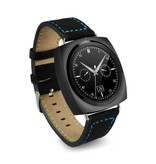 Stuff Certified® Originele A11 Smartwatch Smartphone Fitness Sport Activity Tracker Horloge OLED Android iOS iPhone Samsung Huawei Zwart Leer