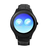 Stuff Certified® Original D5 Smartwatch Smartphone Fitness Deporte Rastreador de actividad Reloj OLED Android iPhone Samsung Huawei Negro