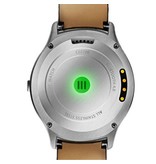 Stuff Certified® Original D5 Smartwatch Smartphone Fitness Deporte Rastreador de actividad Reloj OLED Android iPhone Samsung Huawei Silver