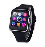 Stuff Certified® Smartwatch X6 originale Smartphone Fitness Sport Activity Tracker Orologio OLED Android iOS iPhone Samsung Huawei Nero