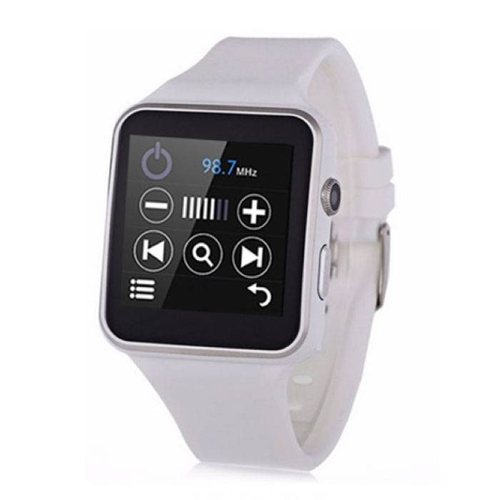 Original X6 Smartwatch Smartphone Fitness Deporte Rastreador de actividad Reloj OLED Android iOS iPhone Samsung Huawei Blanco