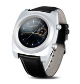 Stuff Certified® Montre intelligente d'origine Z03 Smartphone Fitness Sport activité Tracker montre OLED iPhone Samsung Huawei argent