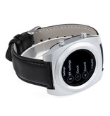 Stuff Certified® Original Z03 Smartwatch Smartphone Fitness Sport Aktivität Tracker Uhr OLED iPhone Samsung Huawei Silber