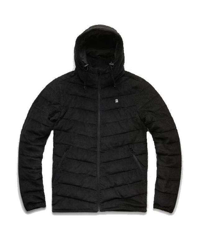 attacc quilted hooded jacket