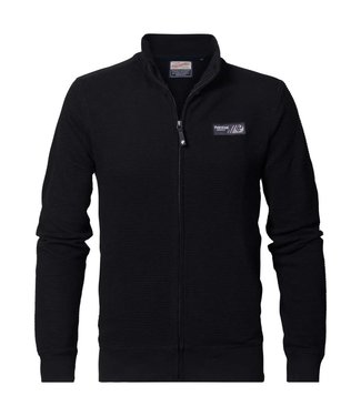 Petrol Industries Sweater collar zwart m-3000-swc362