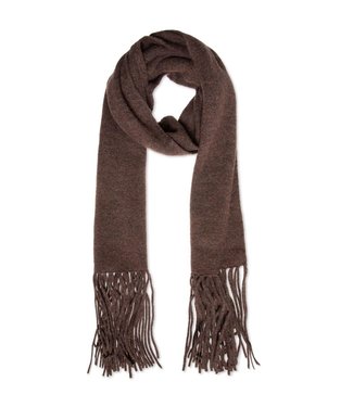 Yaya Knitted scarf with long fringe **00 1300130-124
