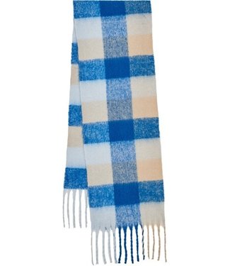 OPUS Sjaal Askara  geruit blauw**00 10108910847100