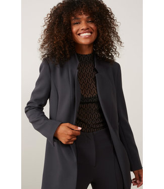 YAYA WOMEN & HOME Lange blazer met unieke kraag Phantom **00 01-501007-210