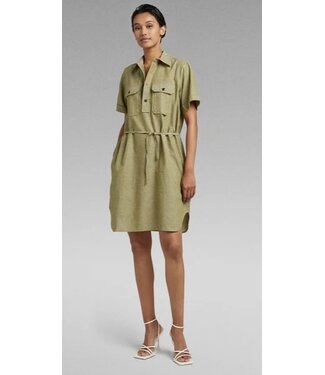 G-STAR RAW Millery pocket dress groen D22858-D123-d857