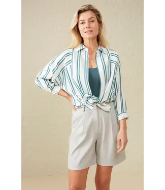 YAYA WOMEN & HOME Asymetric stripe blouse **00 01-201047-307