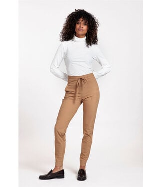 STUDIO ANNELOES Downstairs bonded trousers camel 09062.broeken.0001