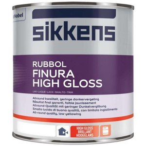 Sikkens Rubbol Finura high gloss 1 liter - NU MET KORTING!