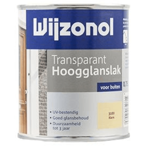 Wijzonol halfglans dekkend en transparant.