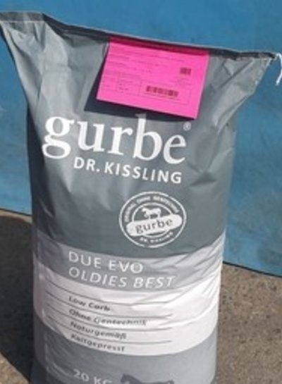 Dr.Kissling Gurbe Pferdefutter Due Evo Oldies Comfort 20 kg