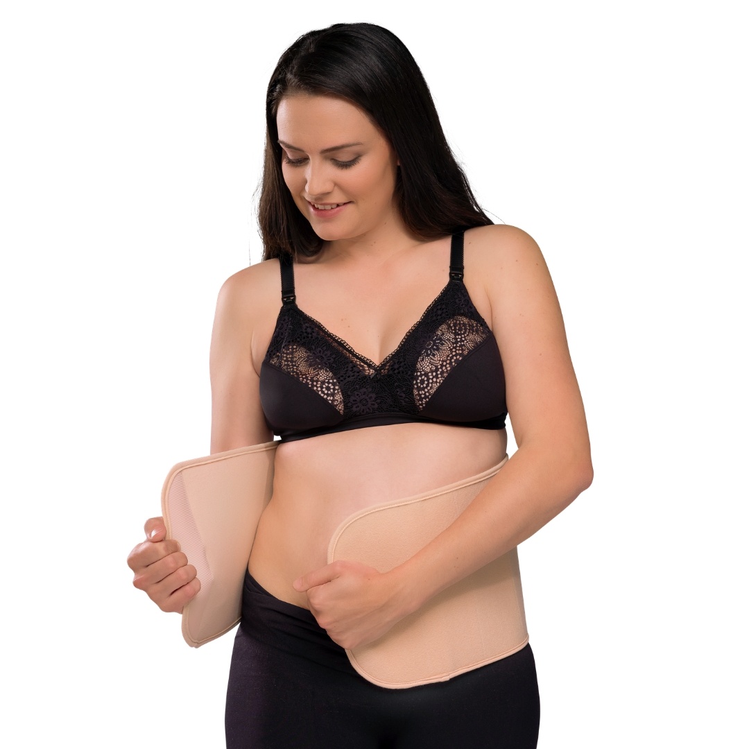 Carriwell Carriwell Sluitband Belly Binder - Ecru