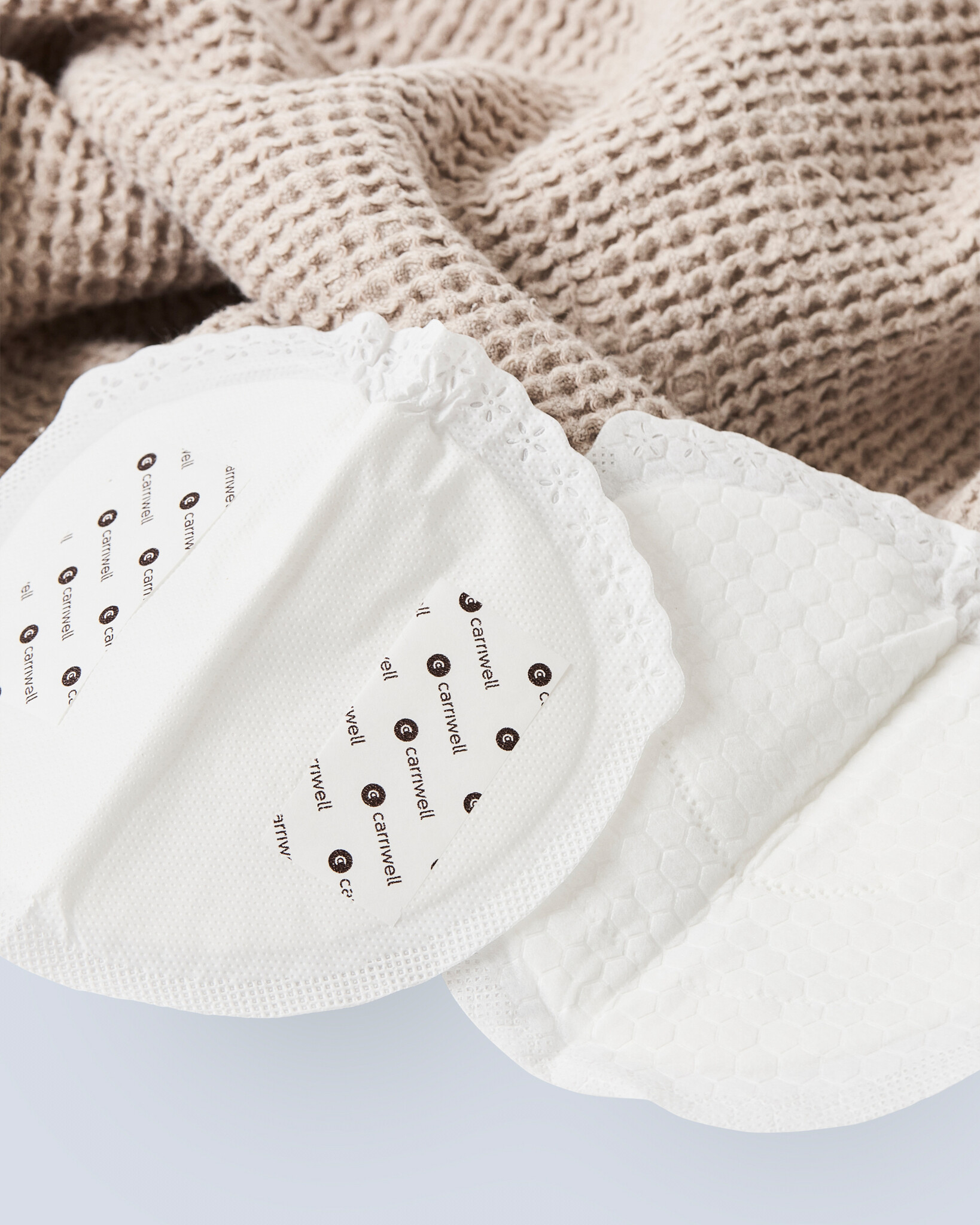 Carriwell Carriwell Zoogcompressen Bamboe Disposable - 50 st