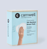 Carriwell Carriwell Zoogcompressen Bamboe Disposable - 50 st