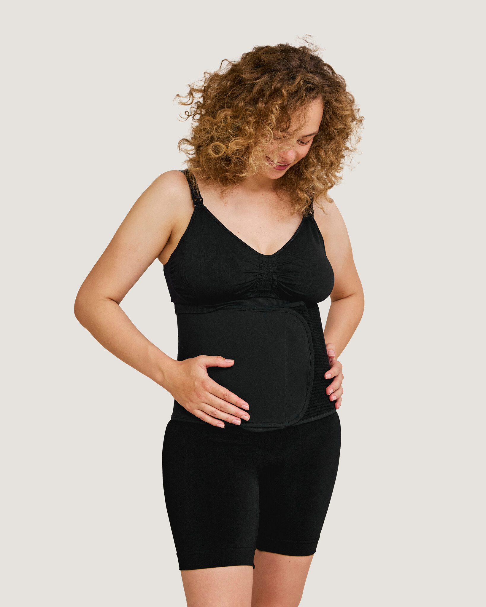 Carriwell Carriwell Sluitband Belly Binder - Zwart