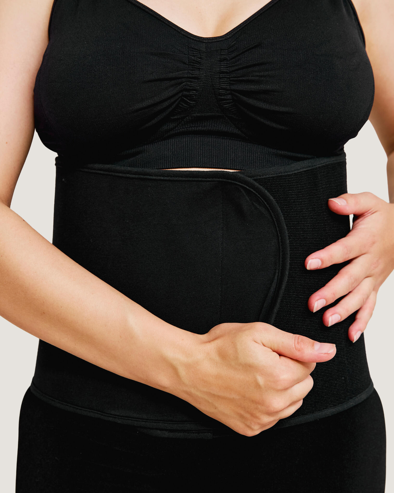 Carriwell Carriwell Sluitband Belly Binder - Zwart