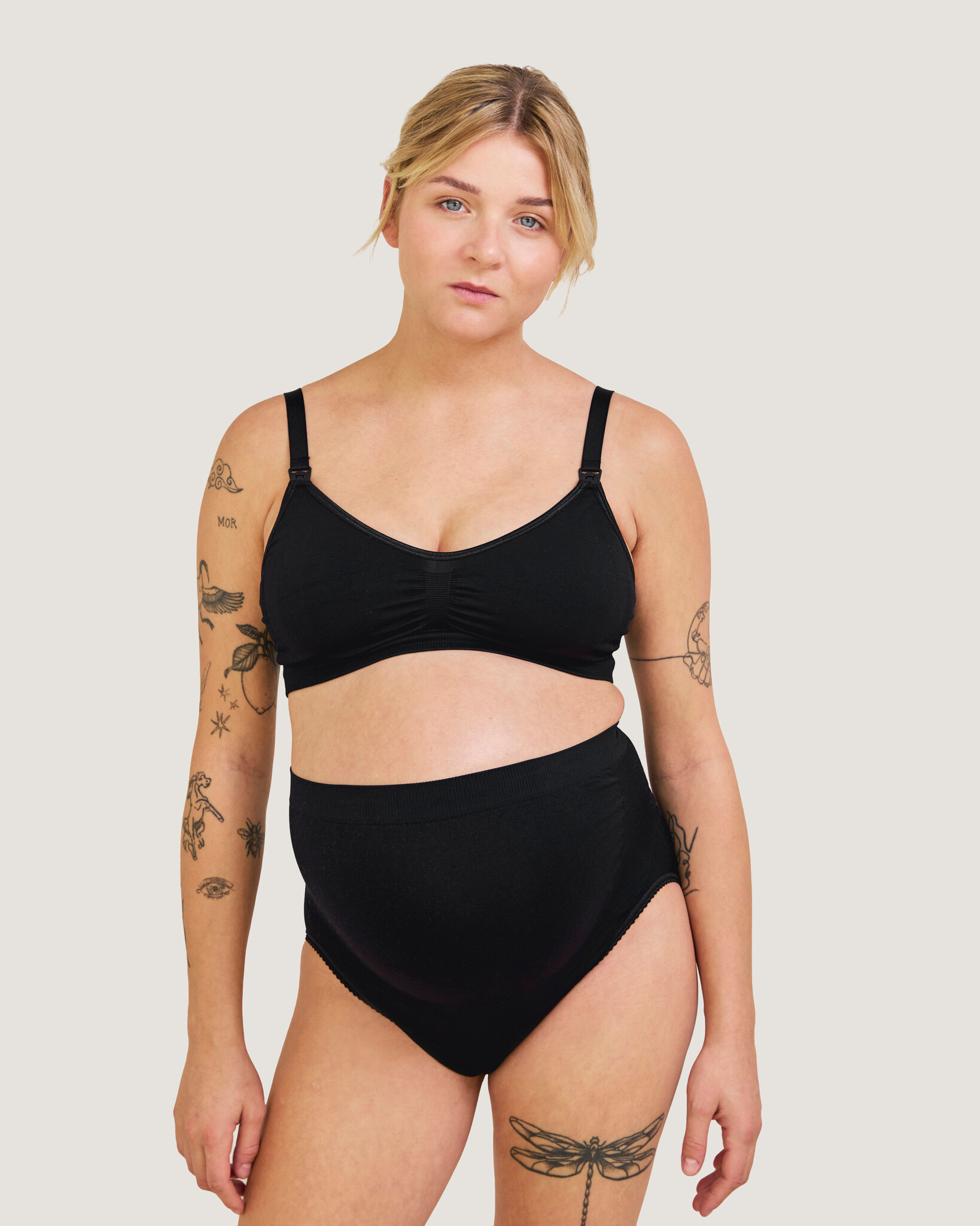 Carriwell Carriwell Zwangerschapsslip met Support  - Zwart