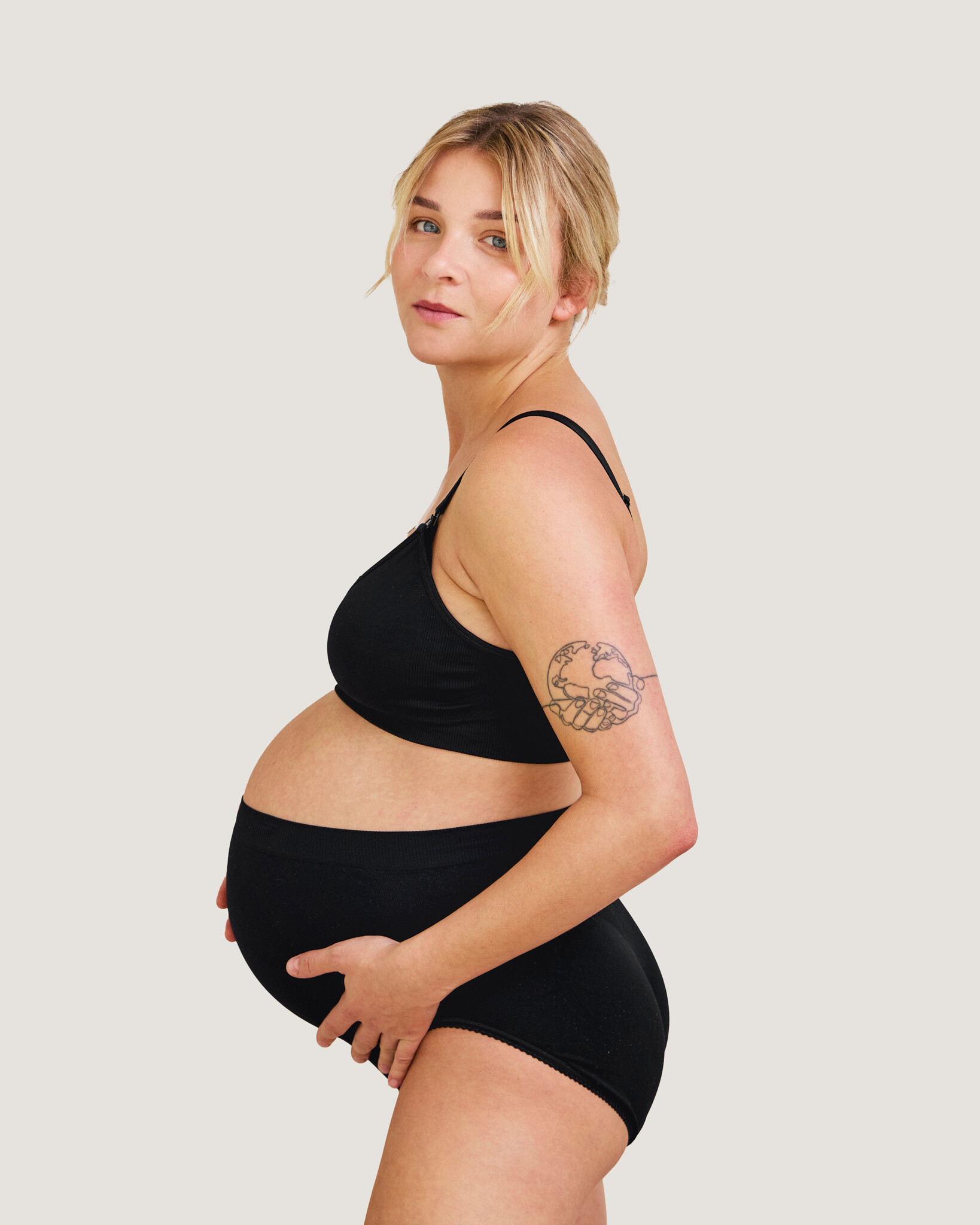 Carriwell Carriwell Zwangerschapsslip met Support  - Zwart